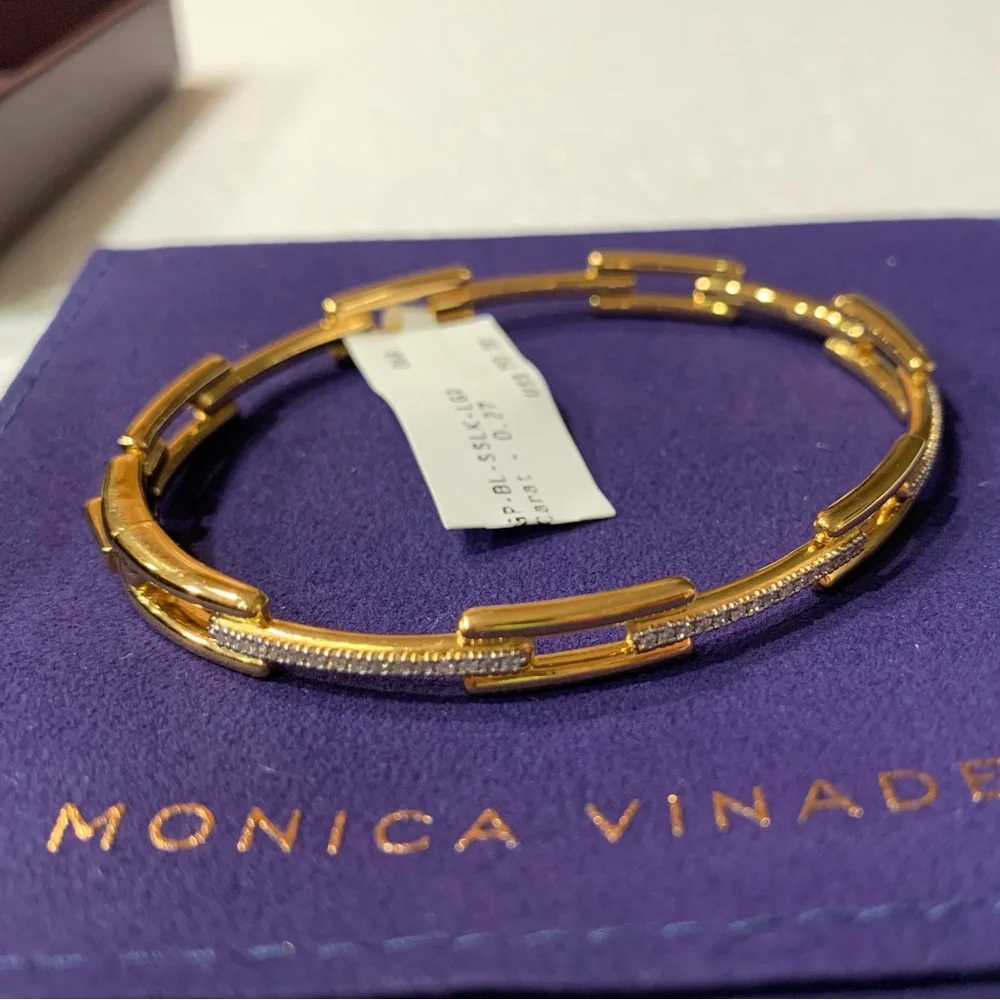 monica vinader — diamond bangle - Picture 4 of 5